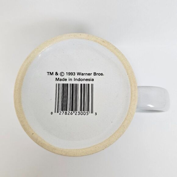 Vintage Coffee Cup Mug 1993 Warner Brothers Sylvester Tweety Bird Taz Bugs Bunny - Picture 6 of 11